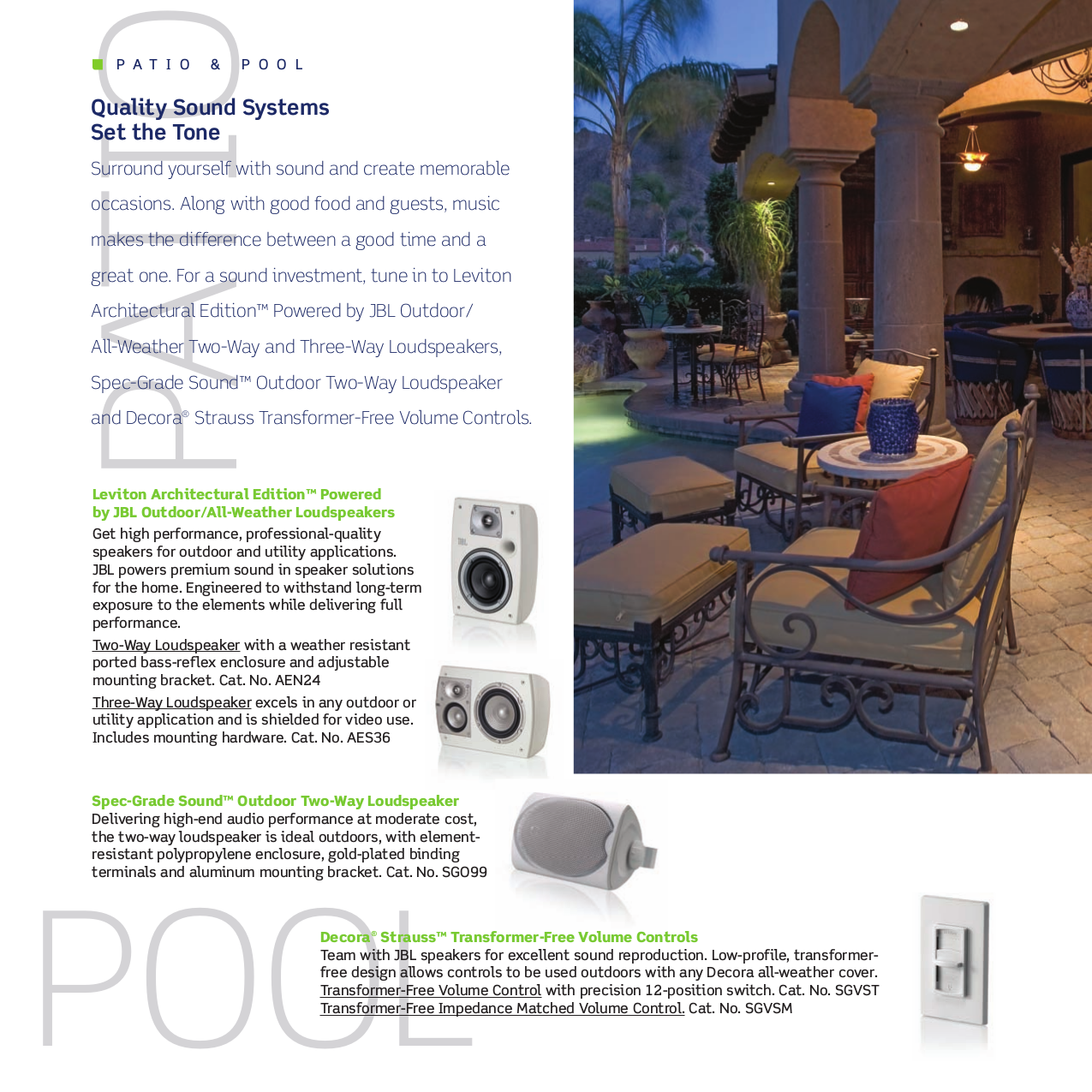PDF manual for Leviton Speaker AEN24